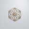 Ekena Millwork Small Hampton Decorative Fretwork Wood Wall Panels, Hickory, 11 3/8"W x 13 1/8"H x 3/8"T WALW12X12X0375HMPHI - alternate 2